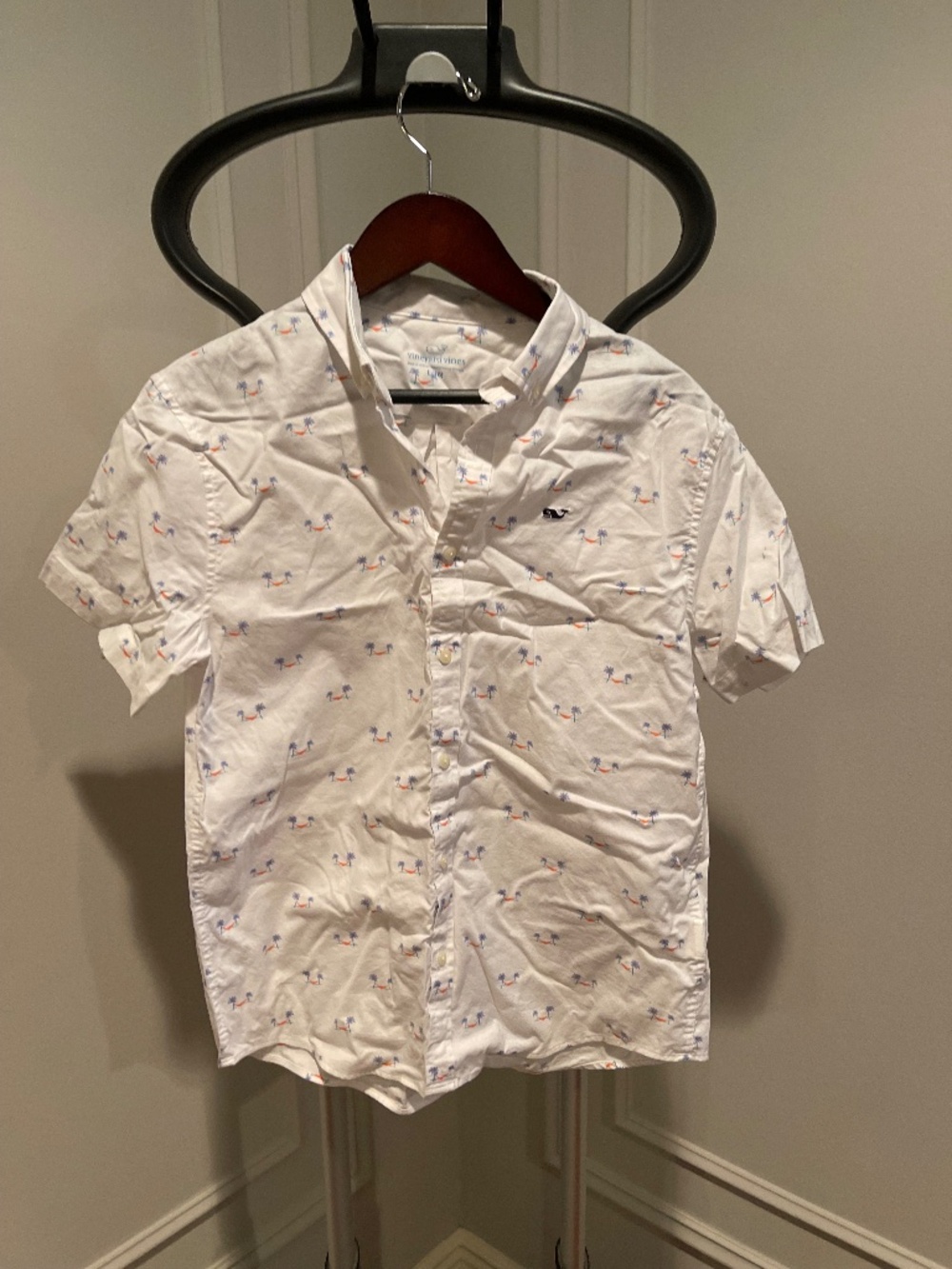 Vineyard Vines Short Sleeve Cotton Button Up
